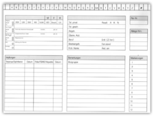 Spitta System Karteikarte mit Anschriftenfeld - für Ärzte (DIN A4) weiß 1007504158
