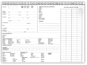 Spitta System Karteikarte mit Anschriftenfeld - für Ärzte (DIN A4) 1007504159