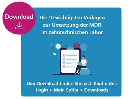 Die 10 wichtigsten Vorlagen zur Umsetzung der MDR 1006437100