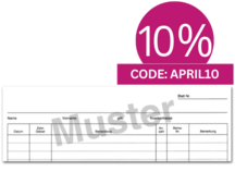 Krankenblatt B1 für DIN A5-Karteikarte 1007024160