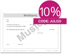 Bestätigung einer Behandlung 1007024806