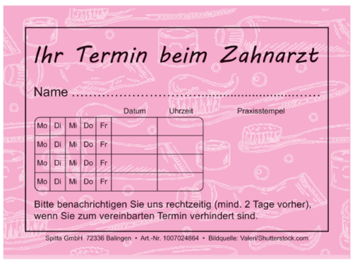 Terminzettel rosa 1007024864