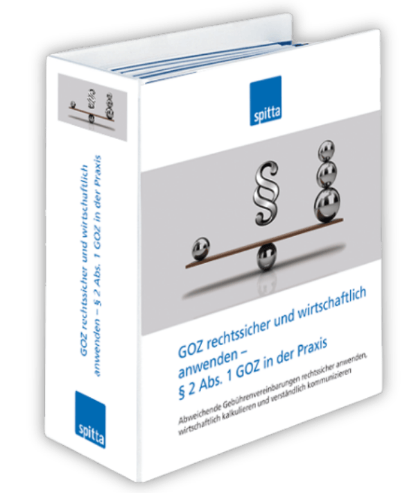GOZ rechtssicher und wirtschaftlich anwenden – § 2 Abs. 1 GOZ in der Praxis - Produkt