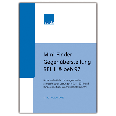 Mini-Finder Gegenüberstellung BEL II & beb 97 - Produkt