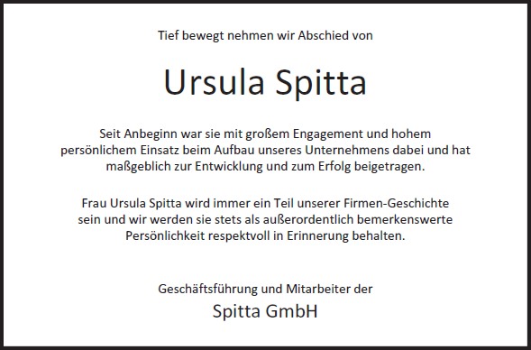 nachruf ursula spitta 01